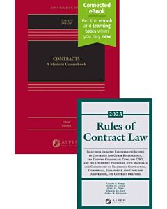 Contracts: A Modern Coursebook (w/ Connected eBook with Study Center) & Supplement Access (Bundle Set) 9798894102139