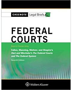 Casenote Legal Briefs: Federal Courts 9781454873242