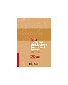 Siegel's Torts (Instant Digital Access Code Only) 9781454817635