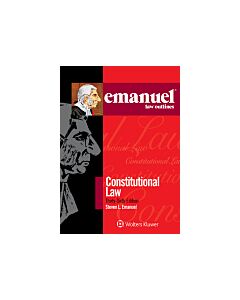 Emanuel Law Outlines for Constitutional Law (Instant Digital Access Code Only) 9781454897514