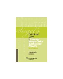 Siegel's Criminal Law (Instant Digital Access Code Only) 9781454818403