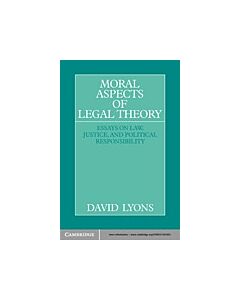 Moral Aspects of Legal Theory (Instant Digital Access Code Only) 9780521432443