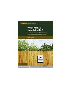 What Makes Health Public? (Instant Digital Access Code Only) 9781107016392