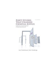 Forty Studies that Changed Criminal Justice (Instant Digital Access Code Only) 9780133008654