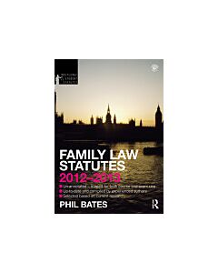 Family Law Statutes (Instant Digital Access Code Only) 9780415633888