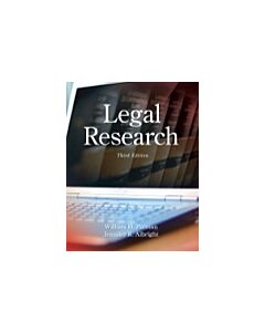 Legal Research (Instant Digital Access Code Only) 9781305172777