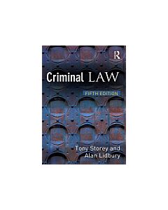 Criminal Law (Instant Digital Access Code Only) 9781138142596