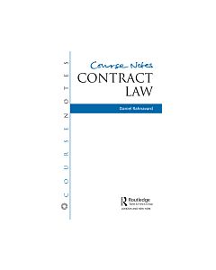 Course Notes: Contract Law (Instant Digital Access Code Only) 9781138135901