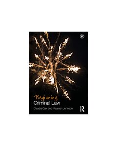 Beginning Criminal Law (Instant Digital Access Code Only) 9780415690669