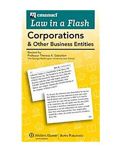 Law In A Flash Flashcards: Corporations 9781454824954