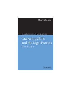 Lawyering Skills and the Legal Process (Instant Digital Access Code Only) 9780521619509