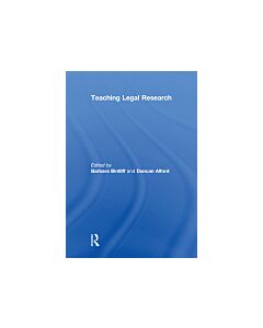 Teaching Legal Research (Instant Digital Access Code Only) 9780415580878