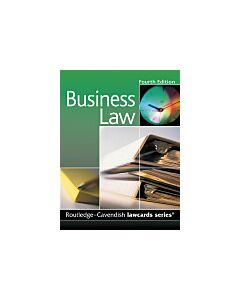 Cavendish: Business Lawcards (Instant Digital Access Code Only) 9781845680220