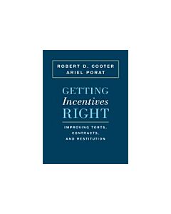 Getting Incentives Right (Instant Digital Access Code Only) 9780691151595