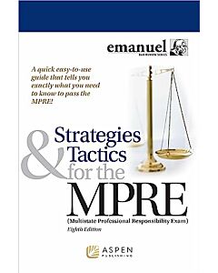 Strategies & Tactics for the MPRE (Instant Digital Access Code Only) 9798889062011