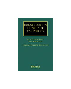 Construction Contract Variations (Instant Digital Access Code Only) 9781032920344