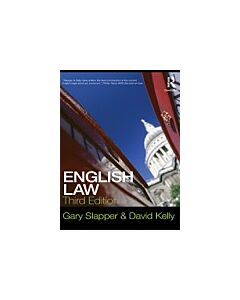 English Law (Instant Digital Access Code Only) 9780415550918