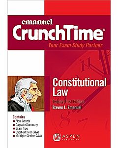 CrunchTime Series: Constitutional Law (Instant Digital Access Code Only) 9798889064879