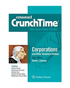 CrunchTime Series: Corporations and Other Business Entities 9781454897507