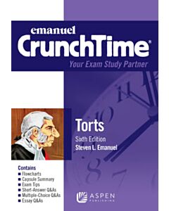 CrunchTime Series: Torts (Instant Digital Access Code Only) 9798892075763