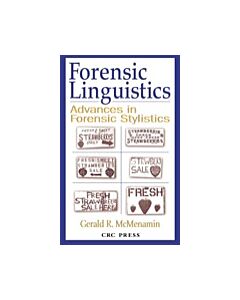 Forensic Linguistics (Instant Digital Access Code Only) 9780849309663