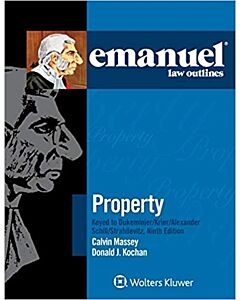 Emanuel Law Outlines: Property (Dukeminier) 9781454891673