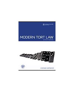 Modern Tort Law (Instant Digital Access Code Only) 9780415458450