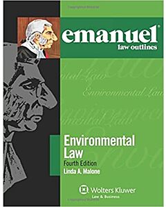Emanuel Law Outlines: Environmental Law (Instant Digital Access Code Only) 9781543823004