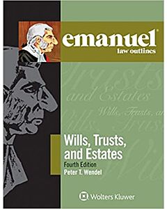 Emanuel Law Outlines: Wills, Trusts, and Estates (Instant Digital Access Code Only) 9781543816891