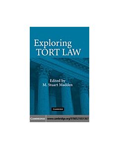 Exploring Tort Law (Instant Digital Access Code Only) 9780521851367