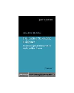 Evaluating Scientific Evidence (Instant Digital Access Code Only) 9780521859271