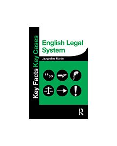 English Legal System (Instant Digital Access Code Only) 9780415833264