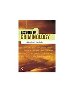 Lessons of Criminology (Instant Digital Access Code Only) 9781583605127