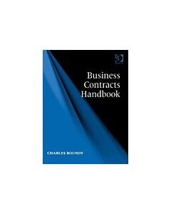 Business Contracts Handbook (Instant Digital Access Code Only) 9780566088568