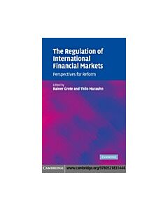 The Regulation of International Financial Markets (Instant Digital Access Code Only) 9780521831444