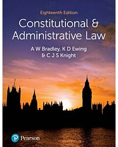 Constitutional and Administrative Law (Instant Digital Access Code Only) 9781292402772