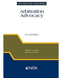 Arbitration Advocacy (Instant Digital Access Code Only) 9781556817991