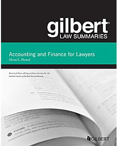 Gilbert Law Summaries: Accounting & Finances for Lawyers 9780314276162