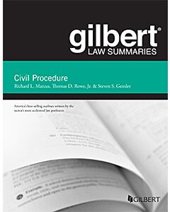 Gilbert Law Summaries: Civil Procedure 9781636595993