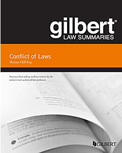 Gilbert Law Summaries: Conflict of Laws 9780314143419