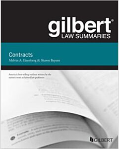 Gilbert Law Summaries: Contracts 9780314276193