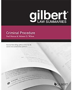 Gilbert Law Summaries: Criminal Procedure 9781636590943