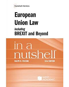 Law in a Nutshell: European Union Law Including Brexit and Beyond 9798892098762