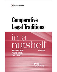 Law in a Nutshell: Comparative Legal Traditions 9780314285607