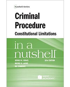 Law in a Nutshell: Criminal Procedure 9798887864327