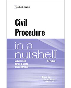Law in a Nutshell: Civil Procedure 9781685610142