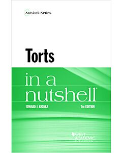 Law in a Nutshell: Torts 9781684673261