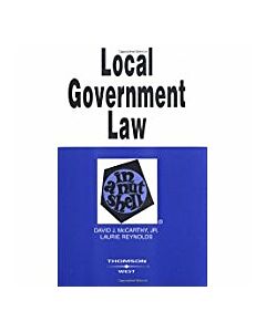 Law in a Nutshell: Local Government Law 9780314264893