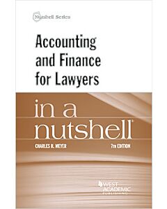 Law in a Nutshell: Accounting and Finance for Lawyers 9781647083007