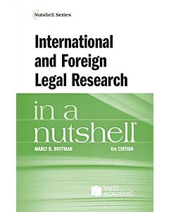 Law in a Nutshell: International and Foreign Legal Research 9798892097000